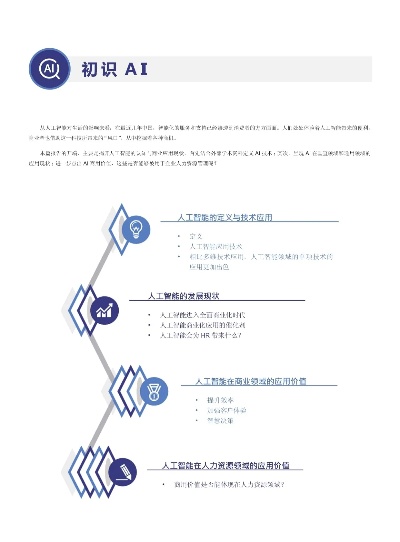 人工智能概论总结报告 深入探讨人工智能的发展与应用