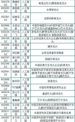 中国人工智能龙头股 探索中国人工智能企业的领军者