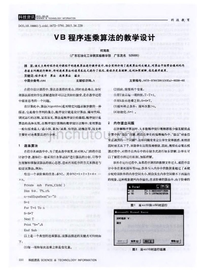 智能算法vb 探究vb语言在智能算法中的应用
