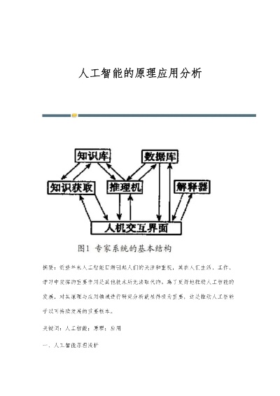 人工智能算法实现 探究人工智能算法原理及应用