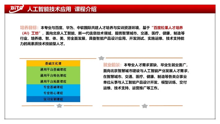 北京人工智能技术专业 探索人工智能技术在北京的应用与发展