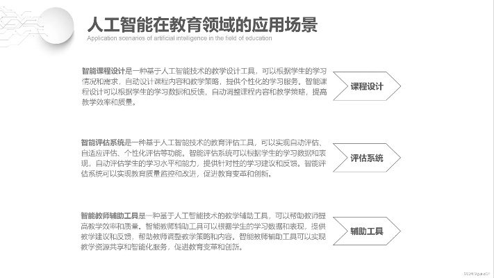 人工智能教育方案 探讨人工智能在教育领域中的应用